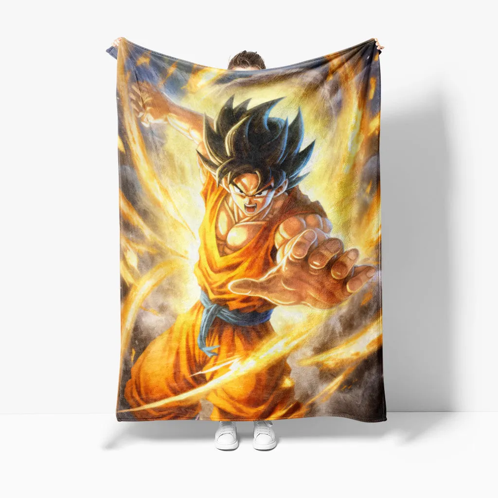 Dragon Ball Z Fusion Blanket Sherpa Throw