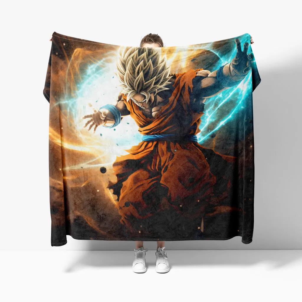 Dragon Ball Z Group Oversized Sherpa Blanket