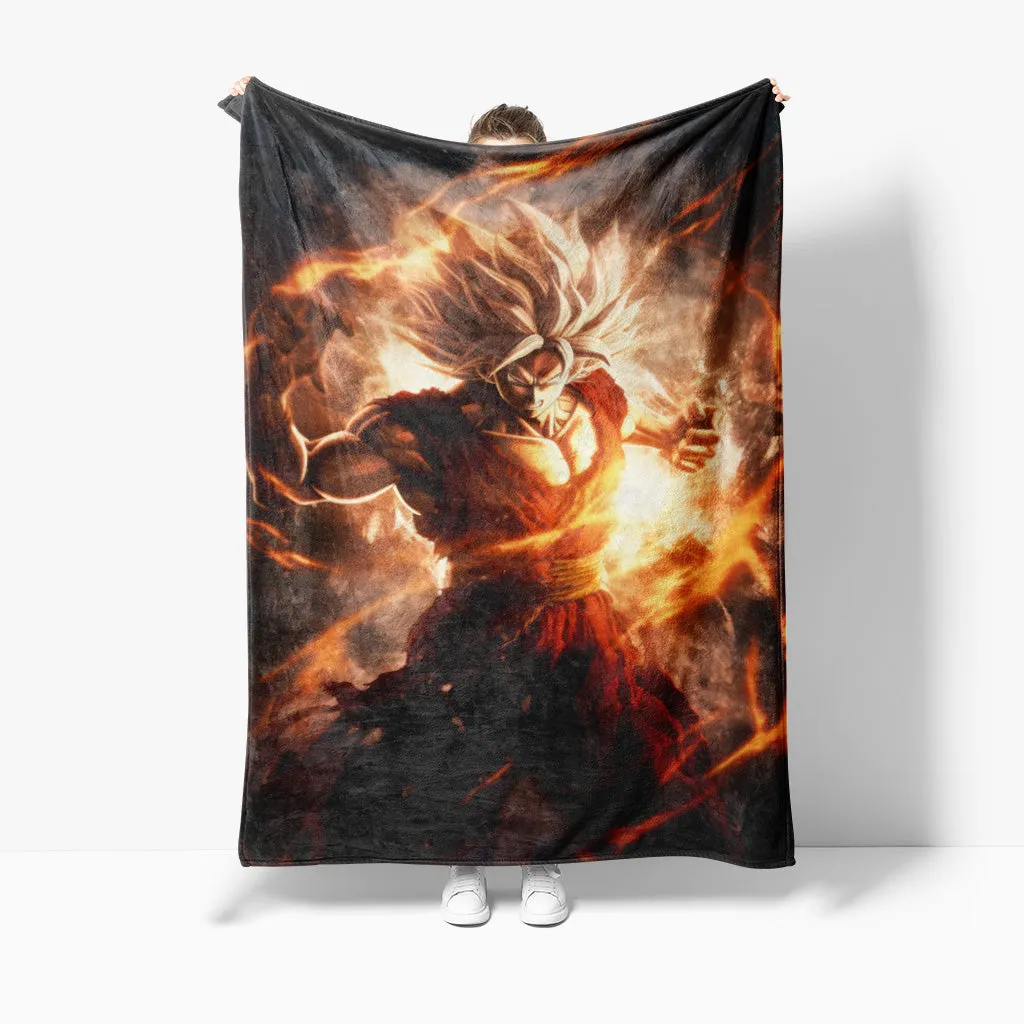 Dragon Ball Z Group Oversized Sherpa Blanket