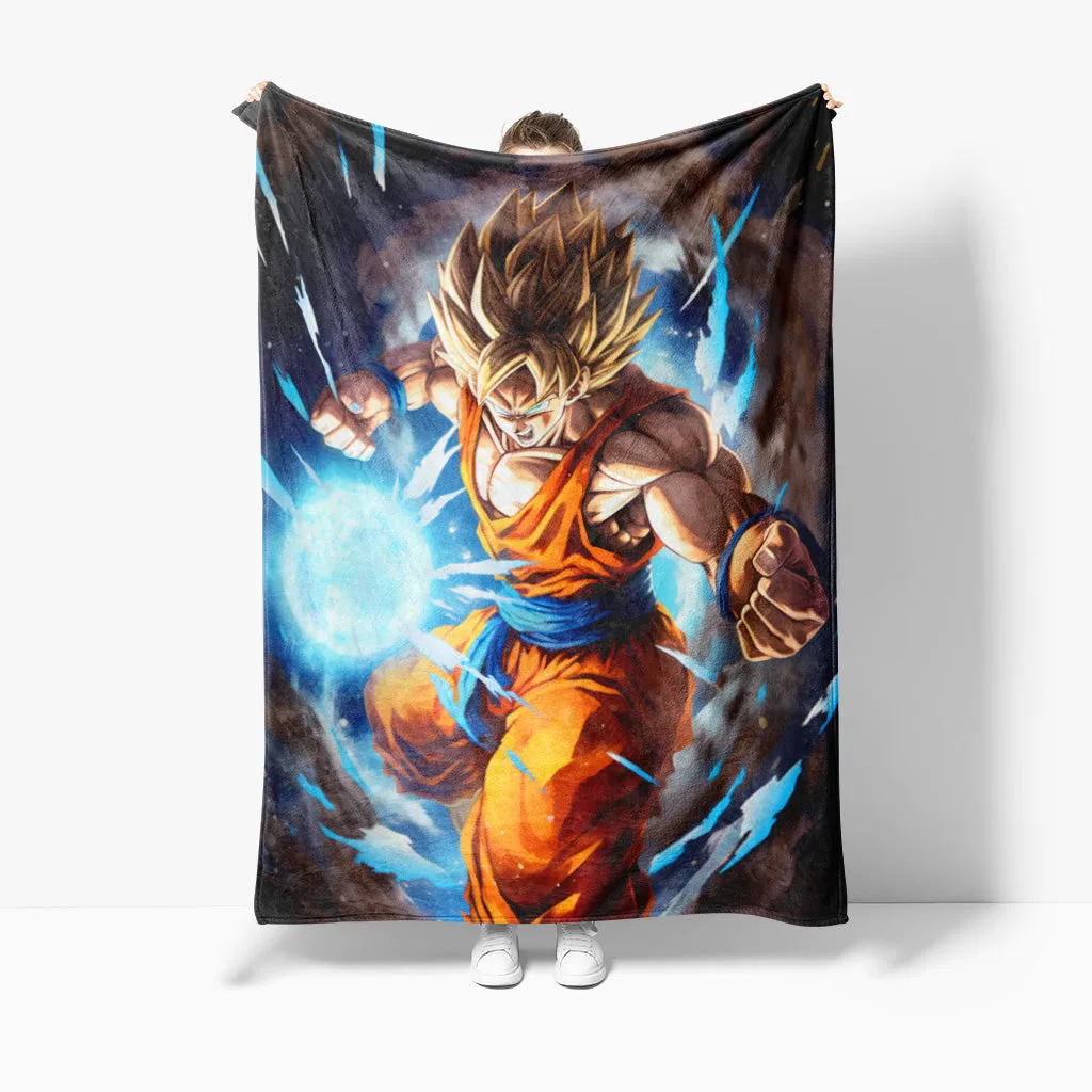 Dragon Ball Z Group Oversized Sherpa Blanket