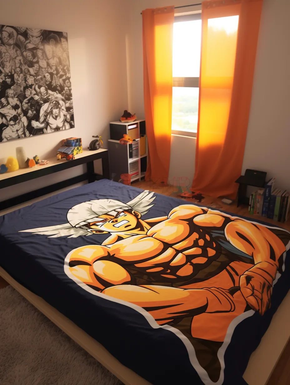 Dragon Ball Z Group Oversized Sherpa Blanket