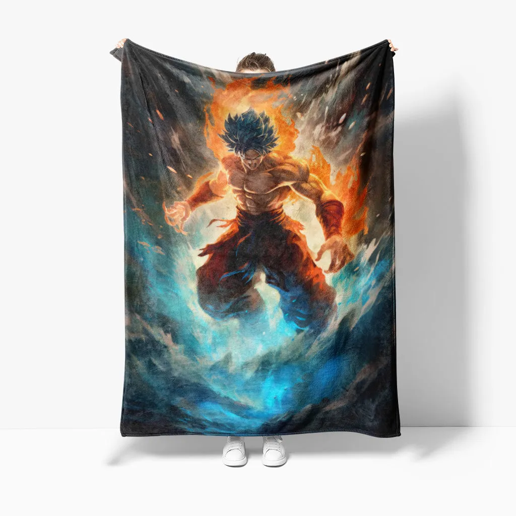 Dragon Ball Z Group Oversized Sherpa Blanket