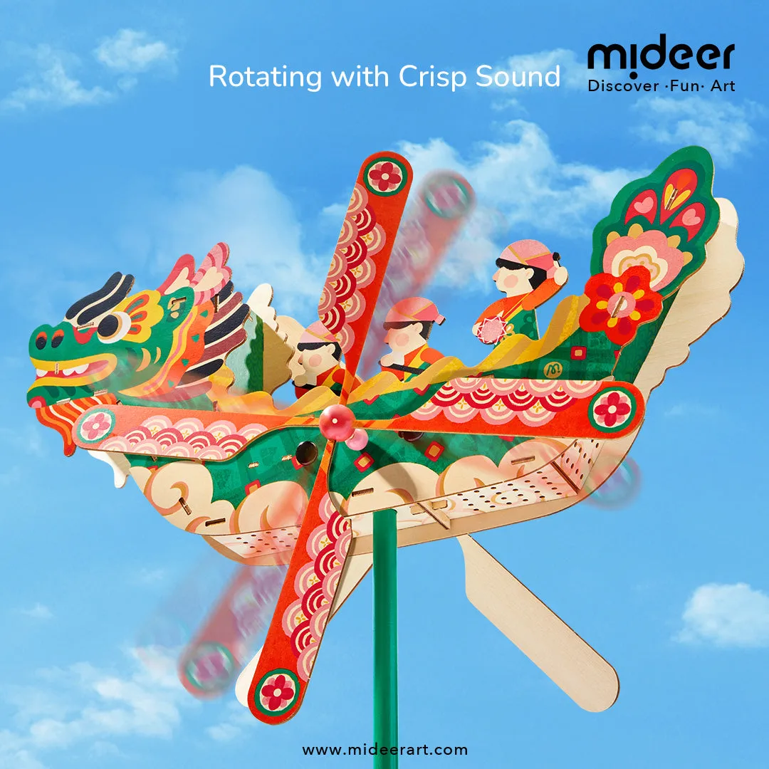 Dragon Boat Festival Craft Kit: Wind-Powered Dragon Boat