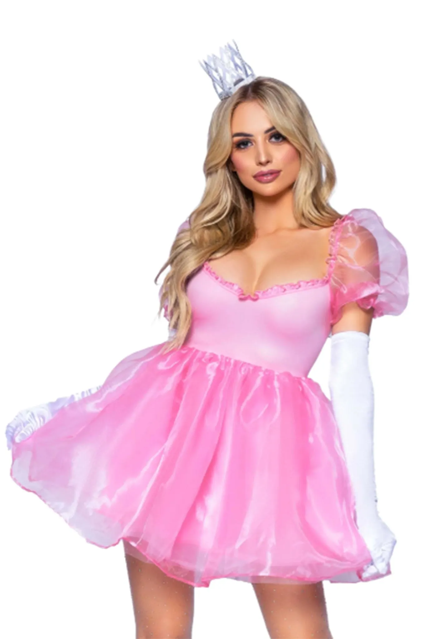 Frosted Organza Babydoll Dress