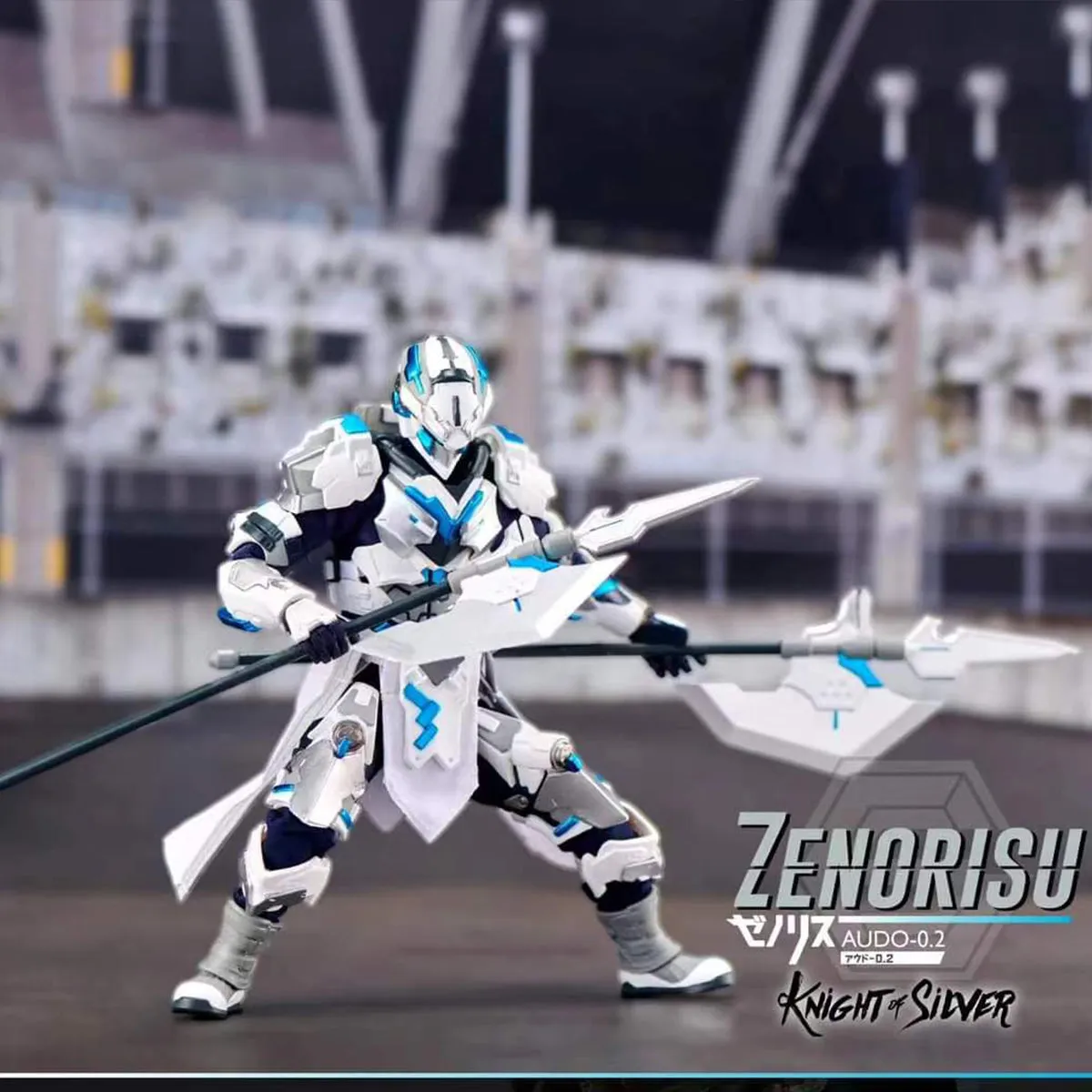 HiPlay Devil Toys, Zenorisu: Silver Knight, Original Armored Suit Limited Edition, Action Figure Full Set