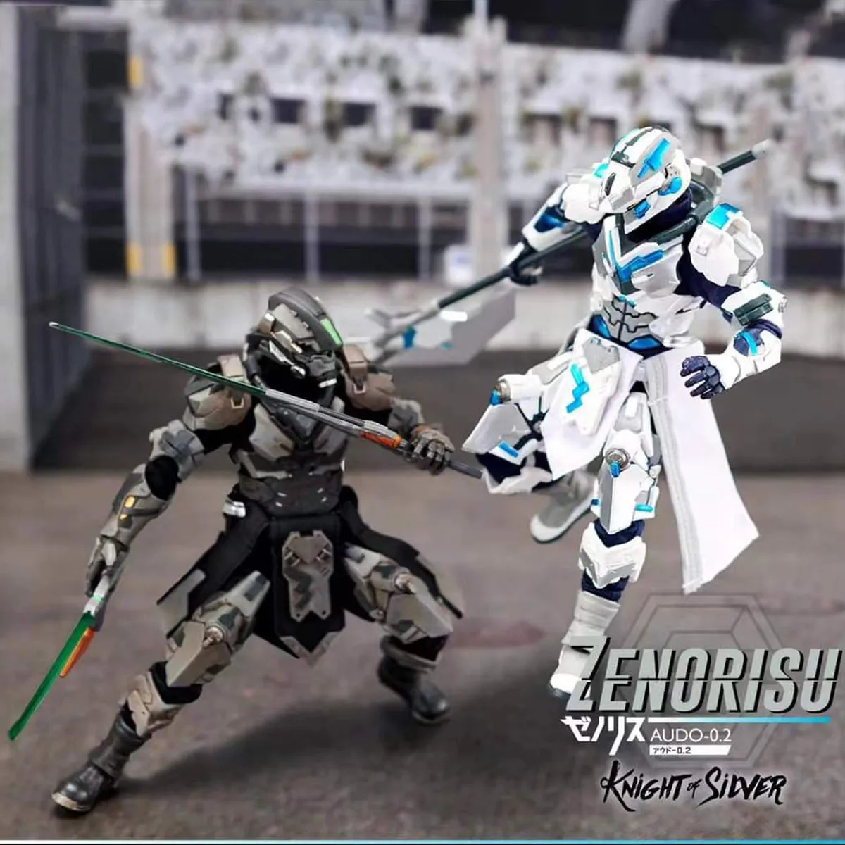 HiPlay Devil Toys, Zenorisu: Silver Knight, Original Armored Suit Limited Edition, Action Figure Full Set