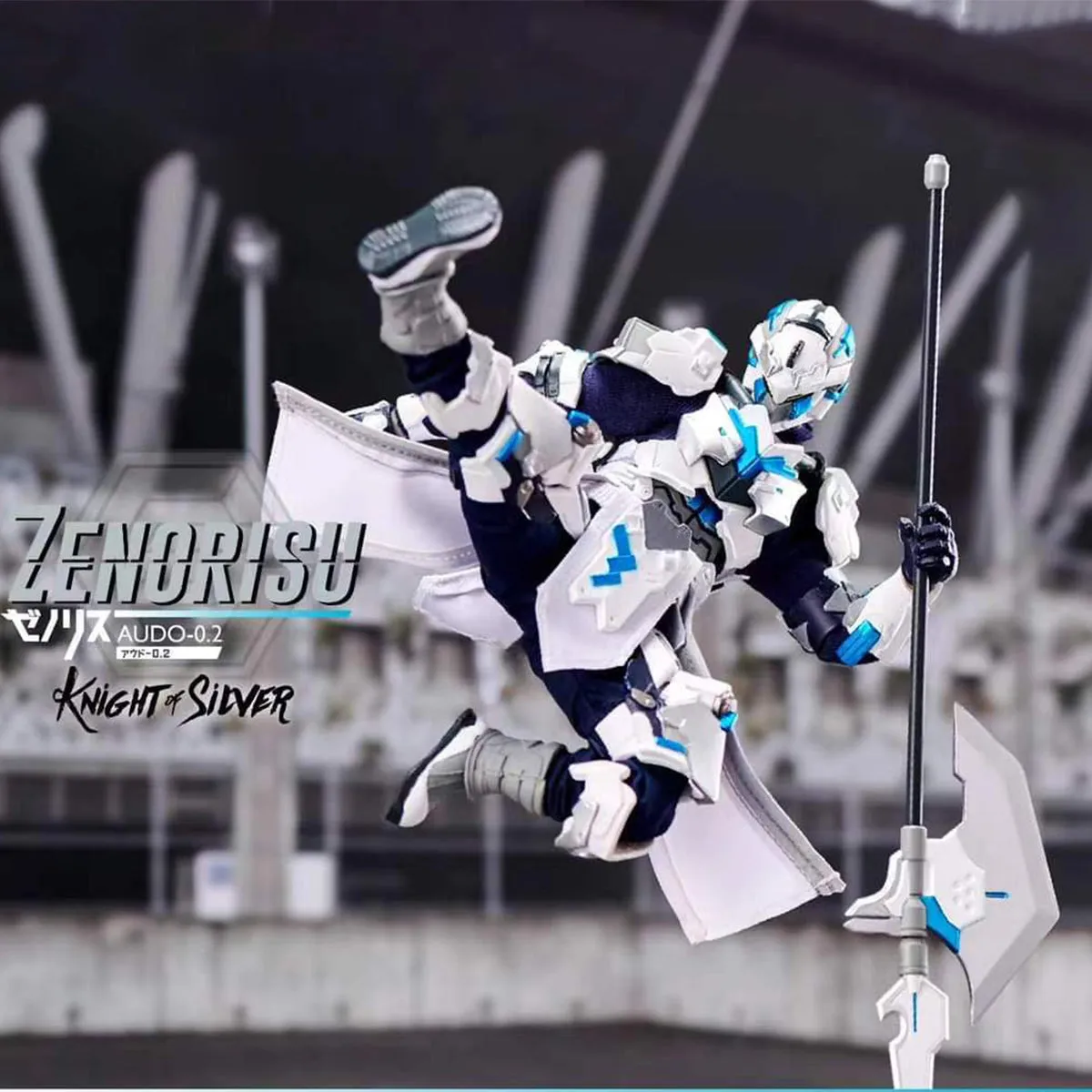 HiPlay Devil Toys, Zenorisu: Silver Knight, Original Armored Suit Limited Edition, Action Figure Full Set