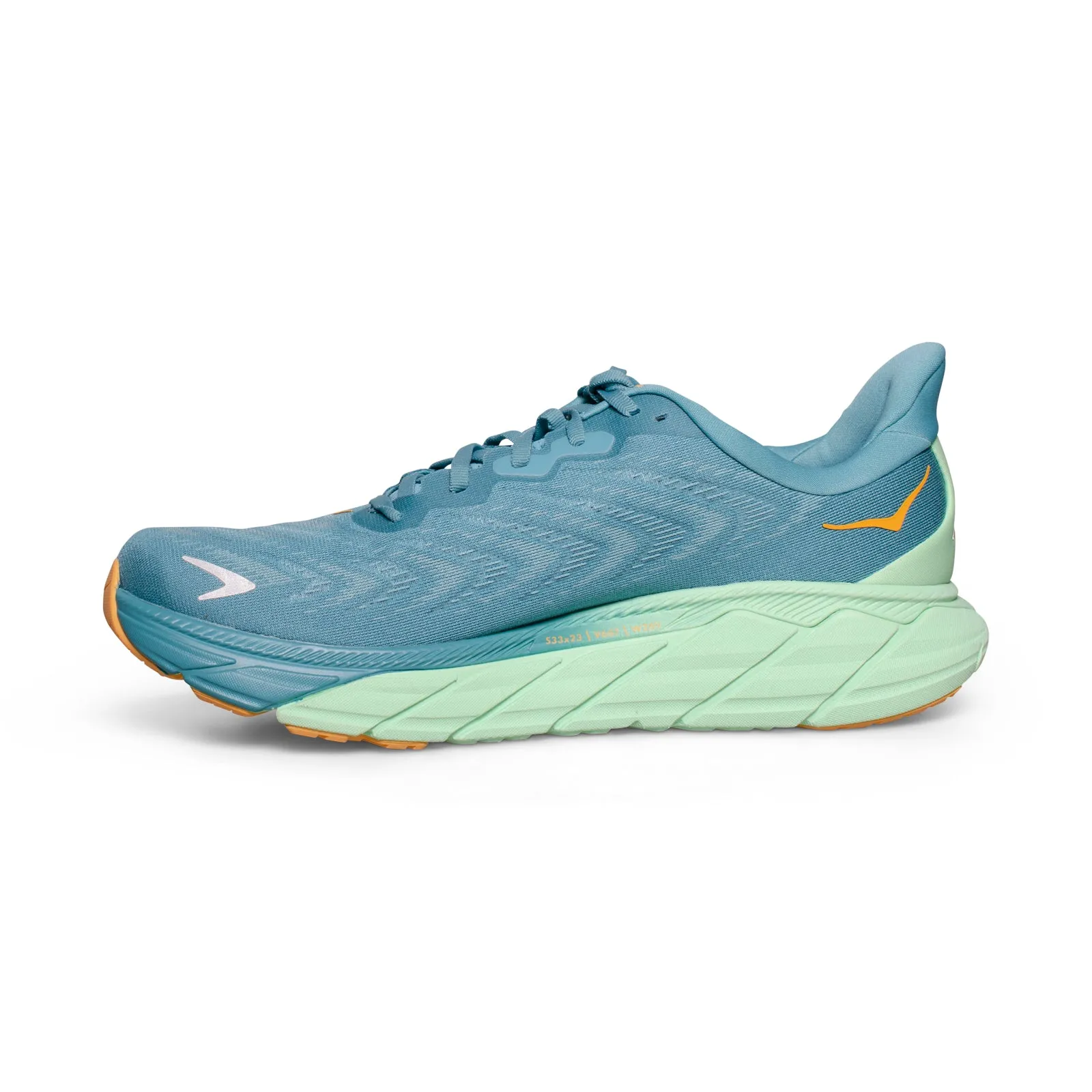 Hoka One One Arahi 6 Ocean Mist / Lime Glow Running Shoes - Men's