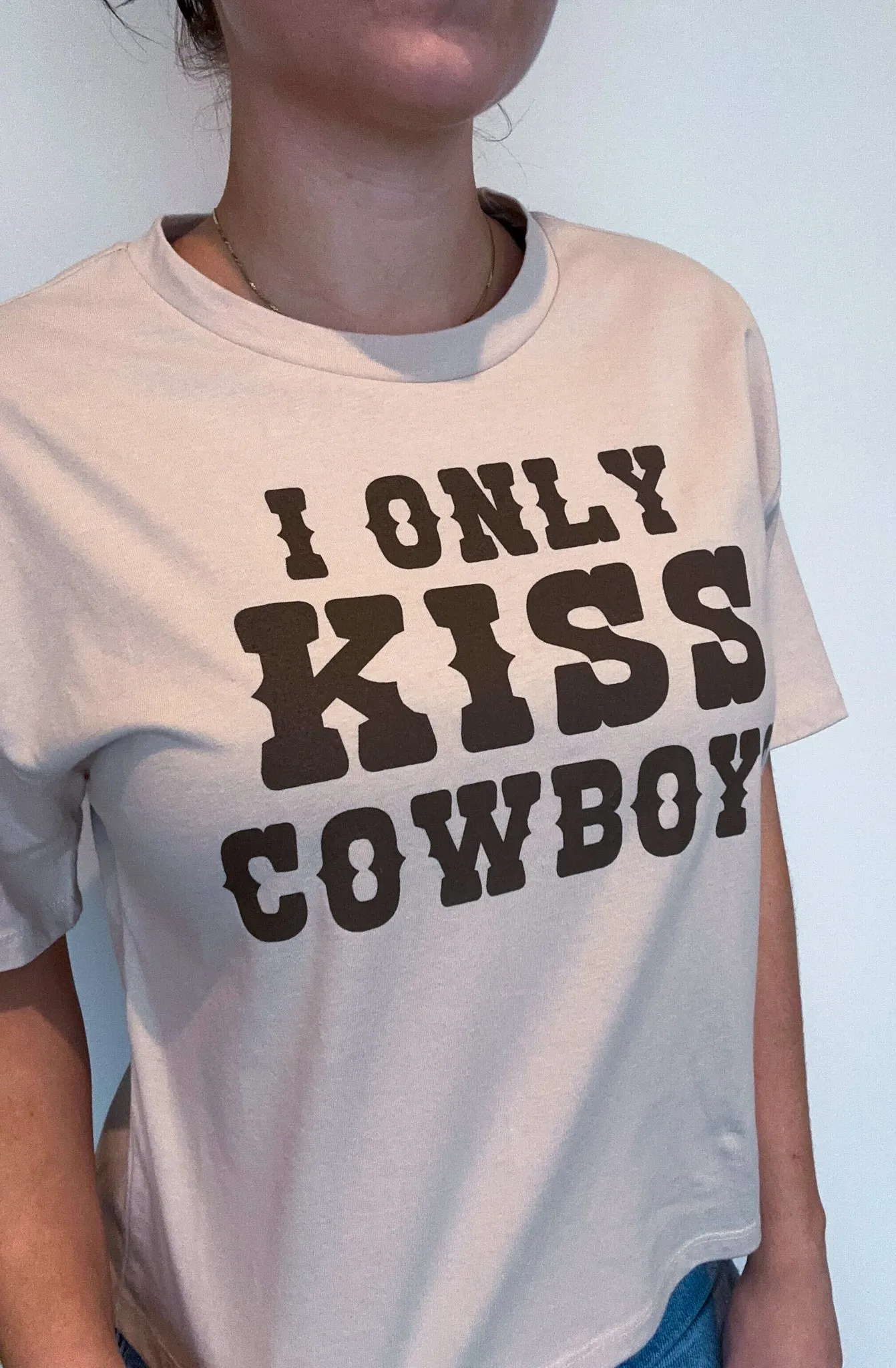 I Only Kiss Cowboys Graphic Tee