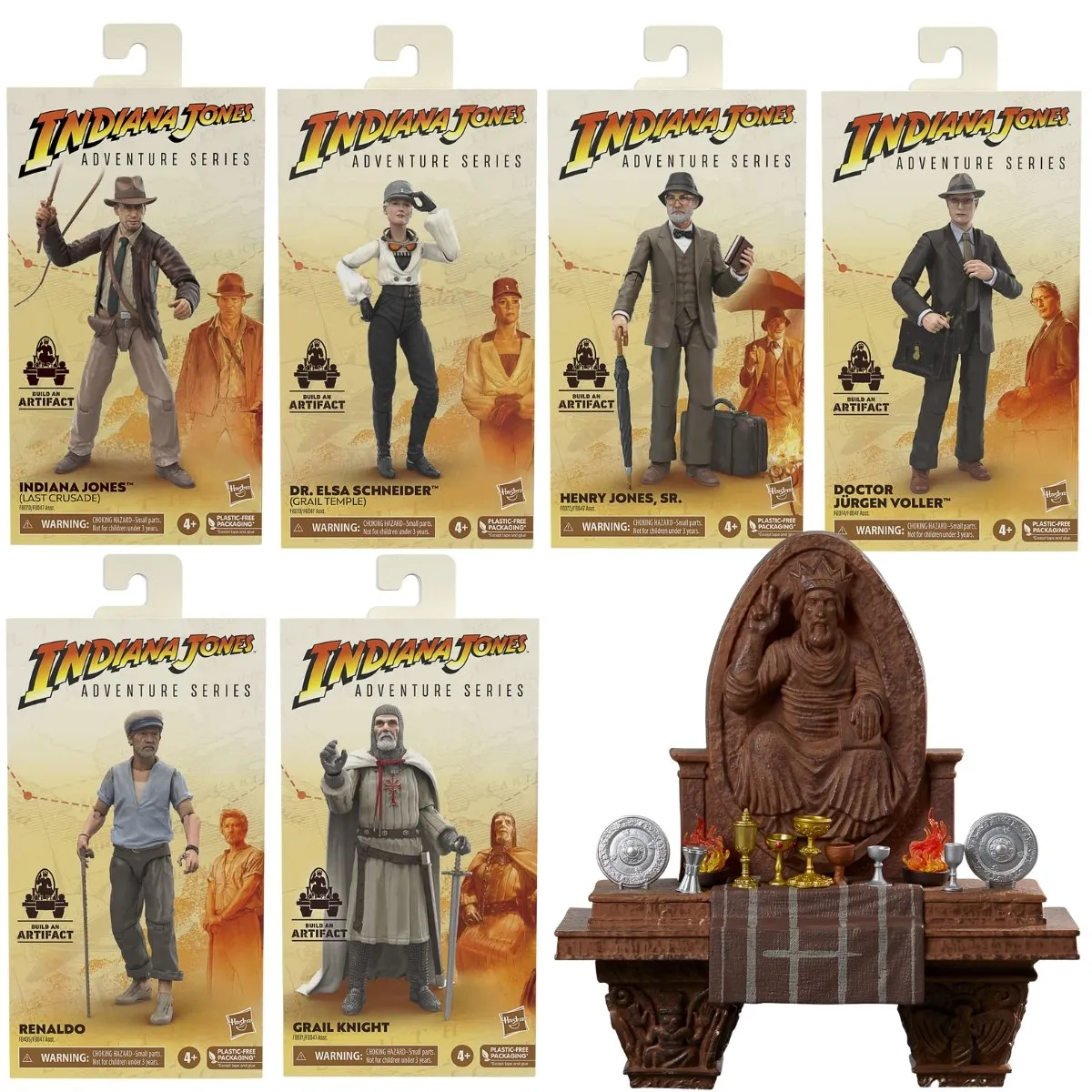 Indiana Jones Adventure Series WAVE 3 SET OF 6