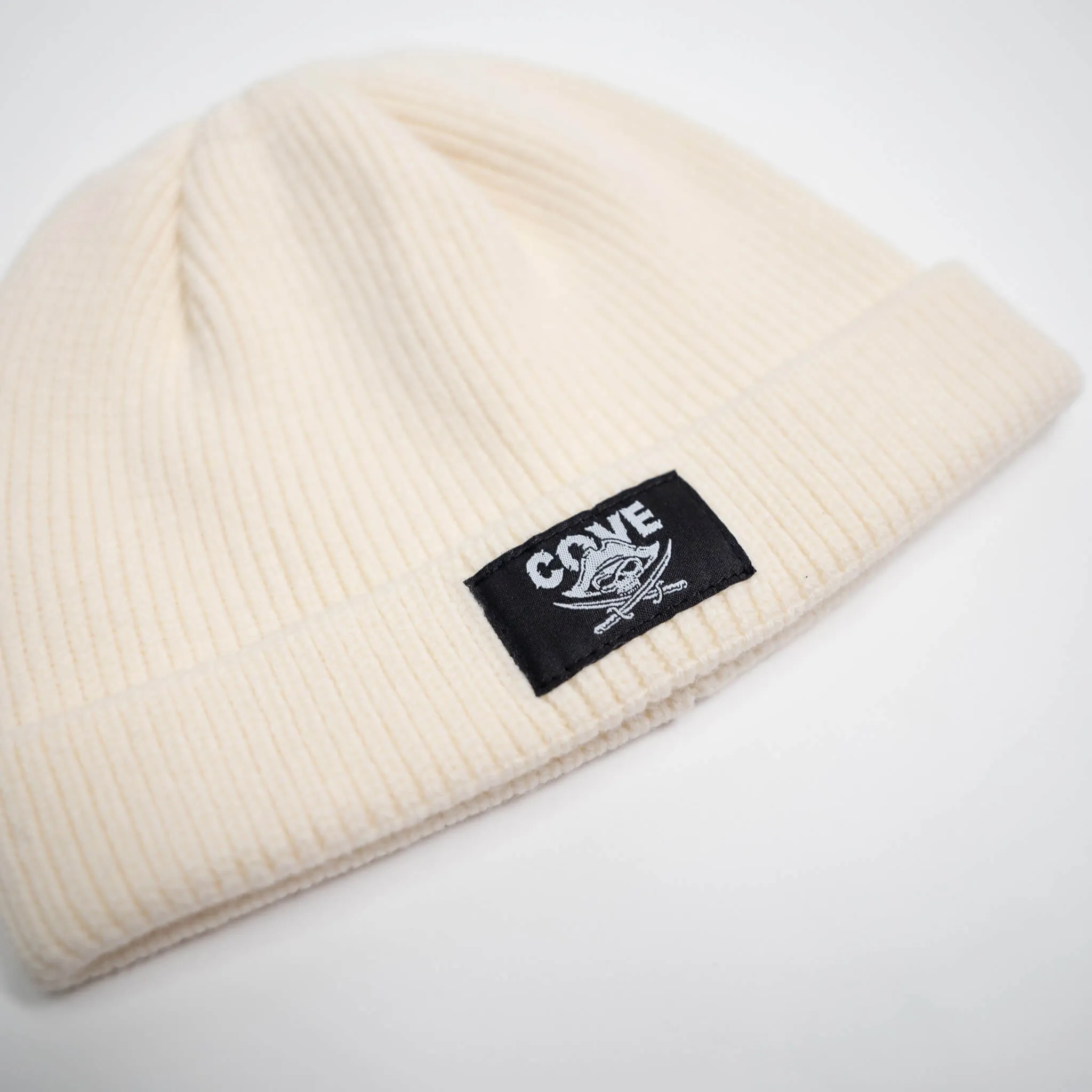 Jolly Roger Beanie - Cream