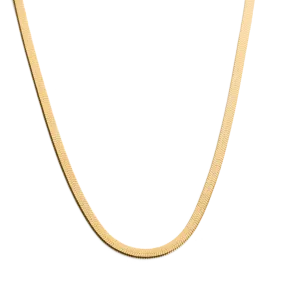 Kirstin Ash Herringbone Chain Necklace, Gold