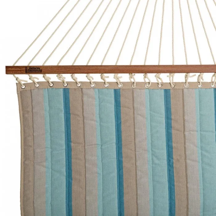 Large Quilted Hammock - Sunbrella Gateway Mist