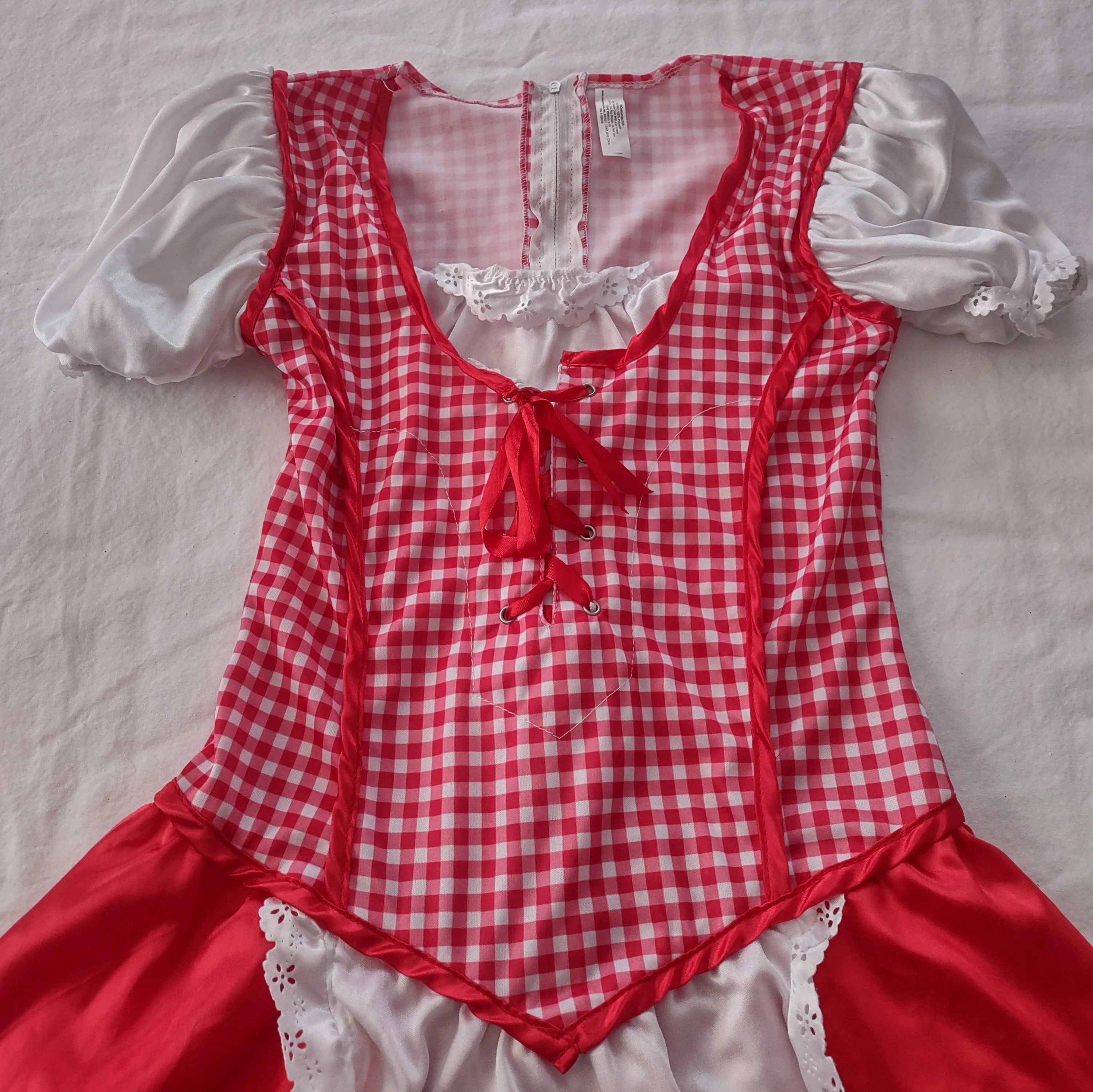 Little Red Riding Hood Girls Dress Costume Size M 8-10