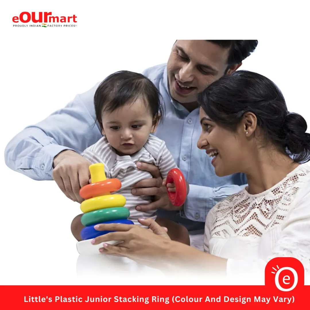 Little's Plastic Junior Stacking Ring (Colour And Design May Vary)