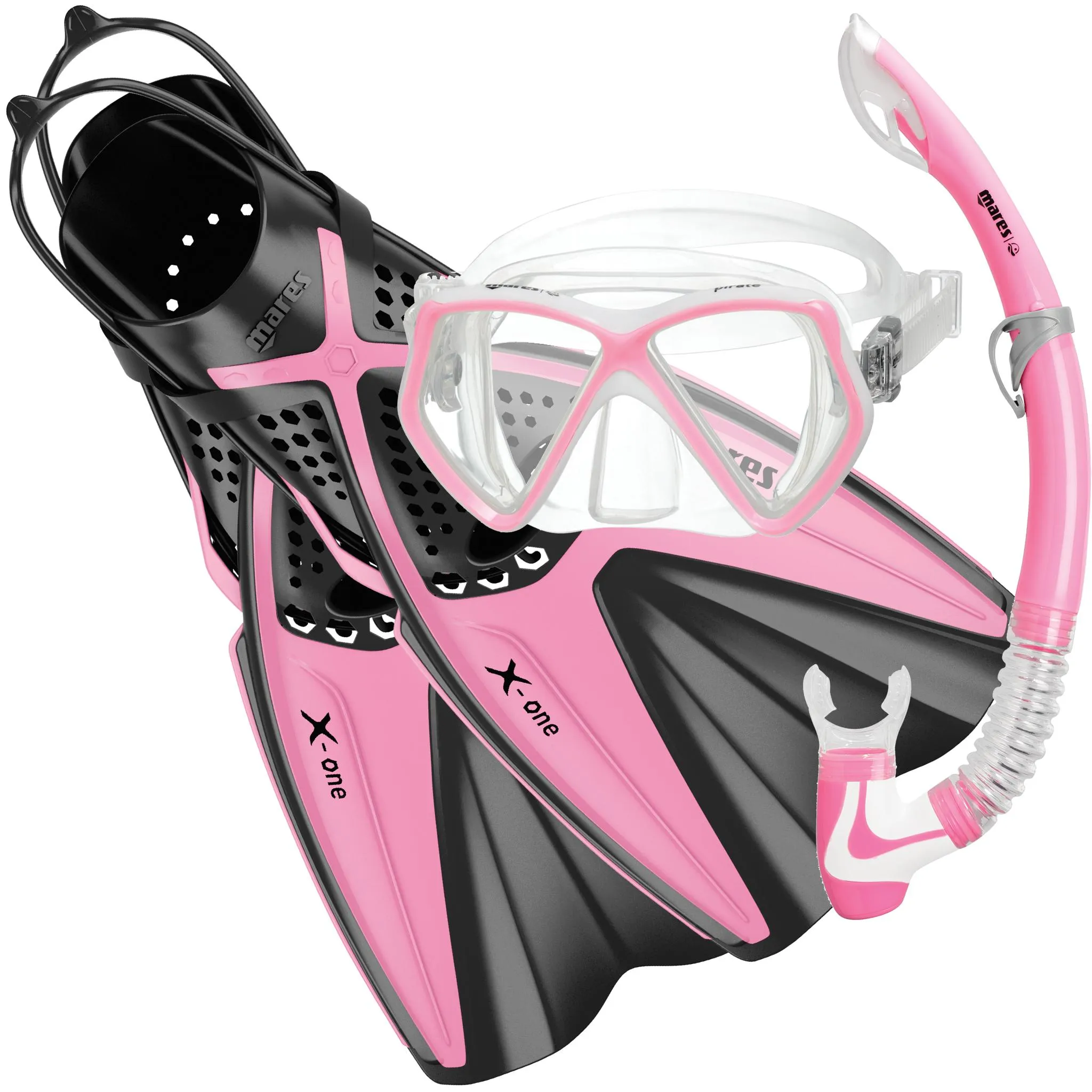 Mares Pirate Mask & X-One Fins Snorkelling Set for Juniors