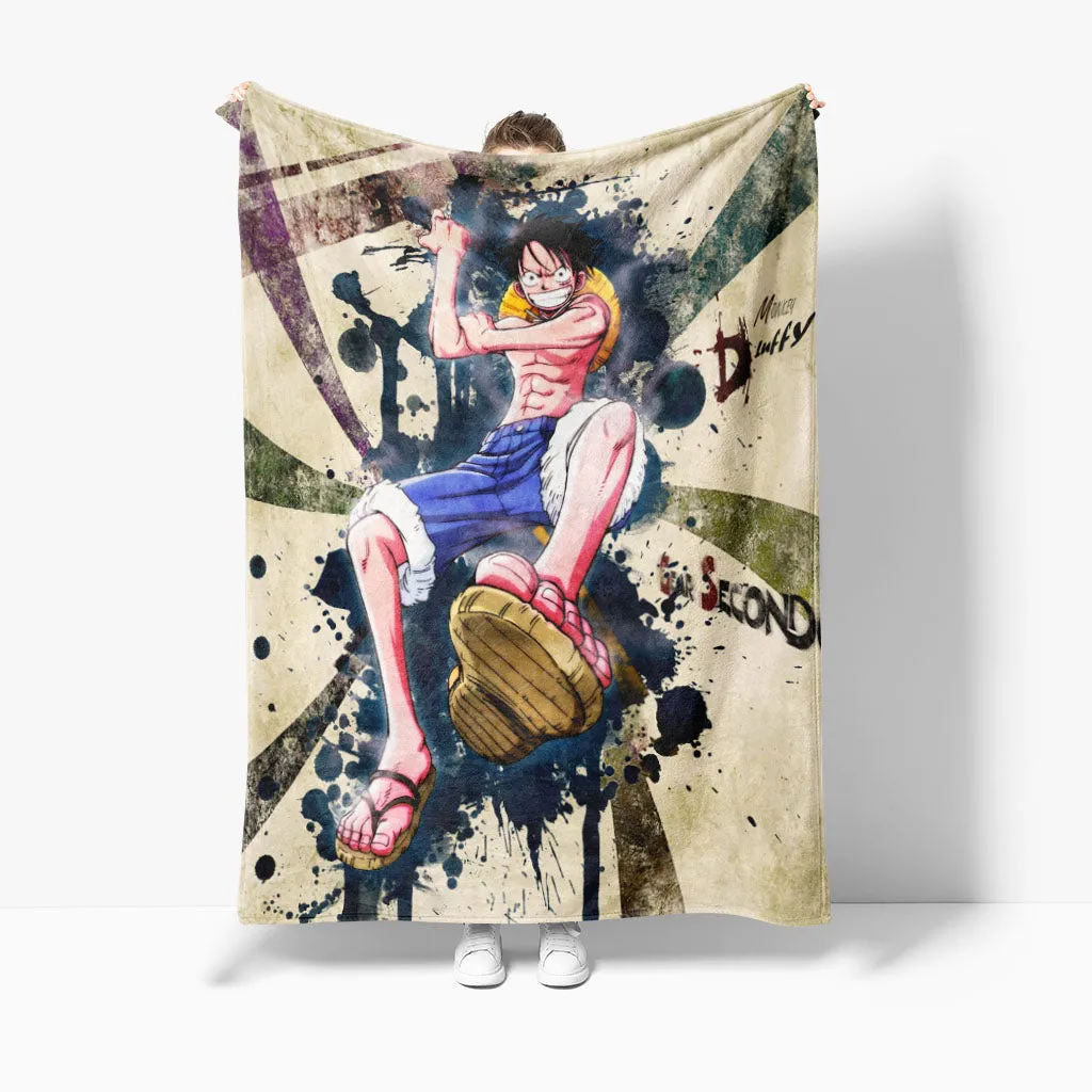 ONE PIECE King Size Fleece Blanket - Anime Collectible