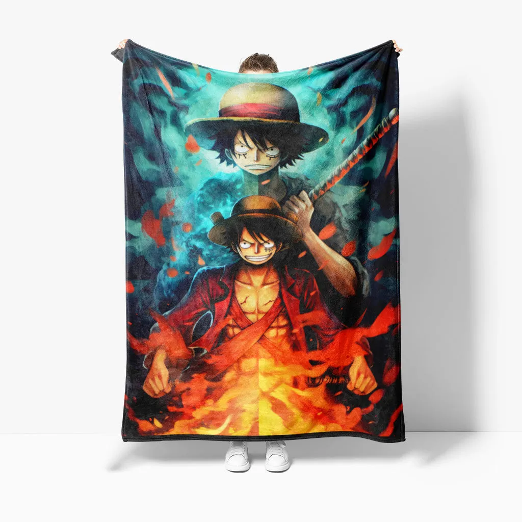 ONE PIECE King Size Fleece Blanket - Anime Collectible