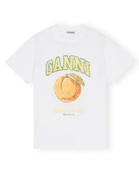 Peach Relaxed Tee WHITE