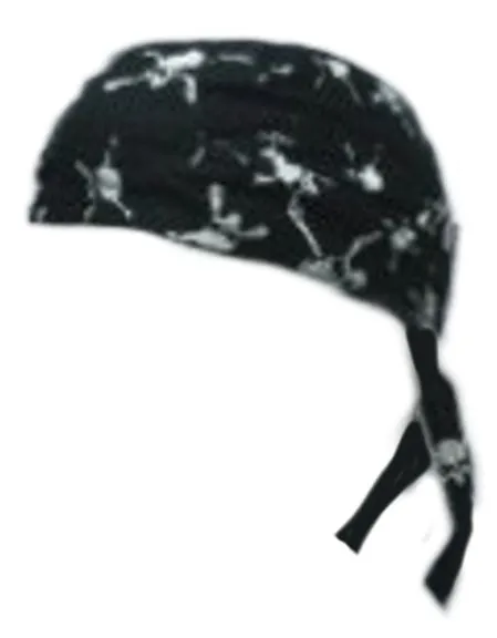 PIRATE SKULL Danbanna Style One Piece Dew Rag Bandanna