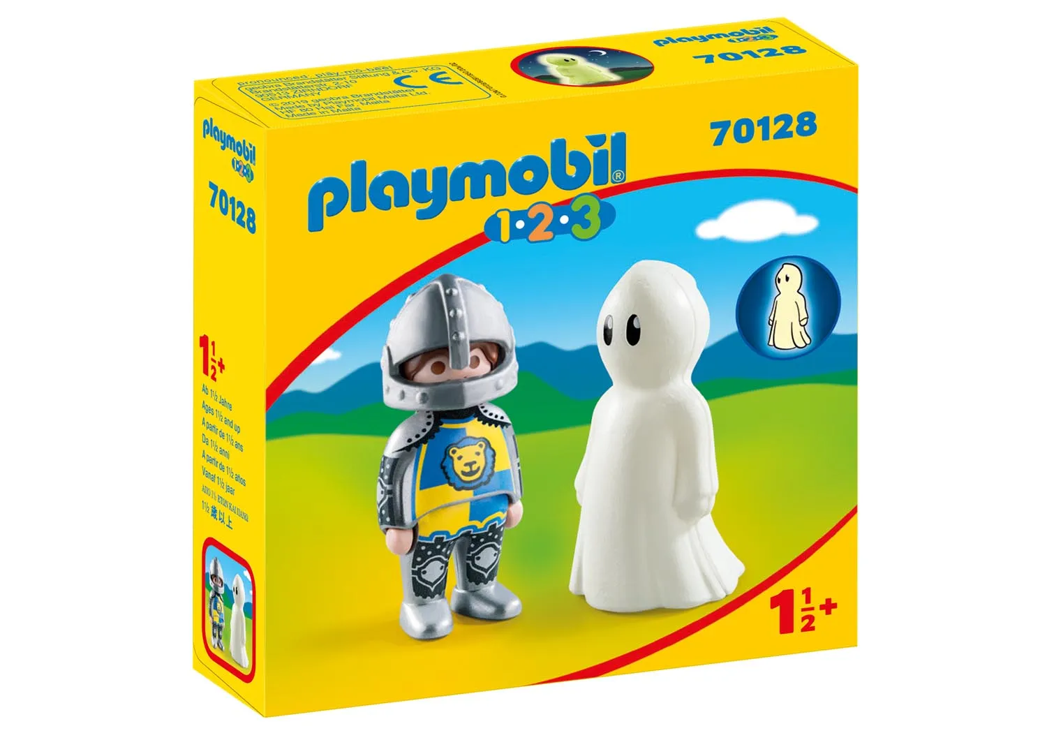 Playmobil 1.2.3 Knight with Ghost