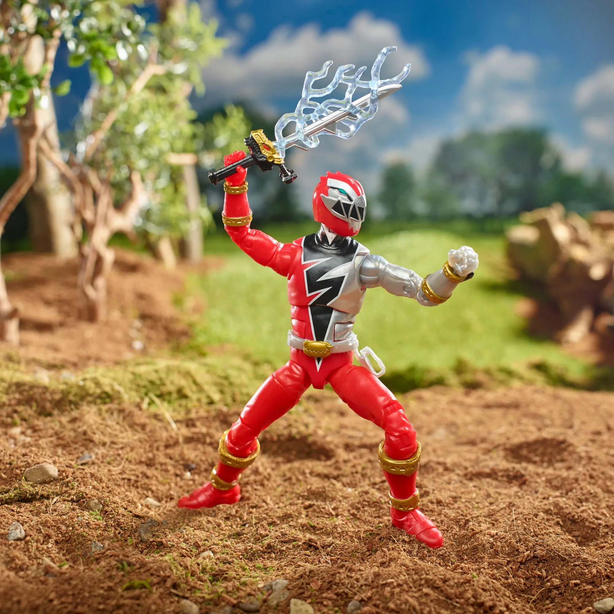 Power Rangers Lightning Collection Dino Fury Red Ranger Figure