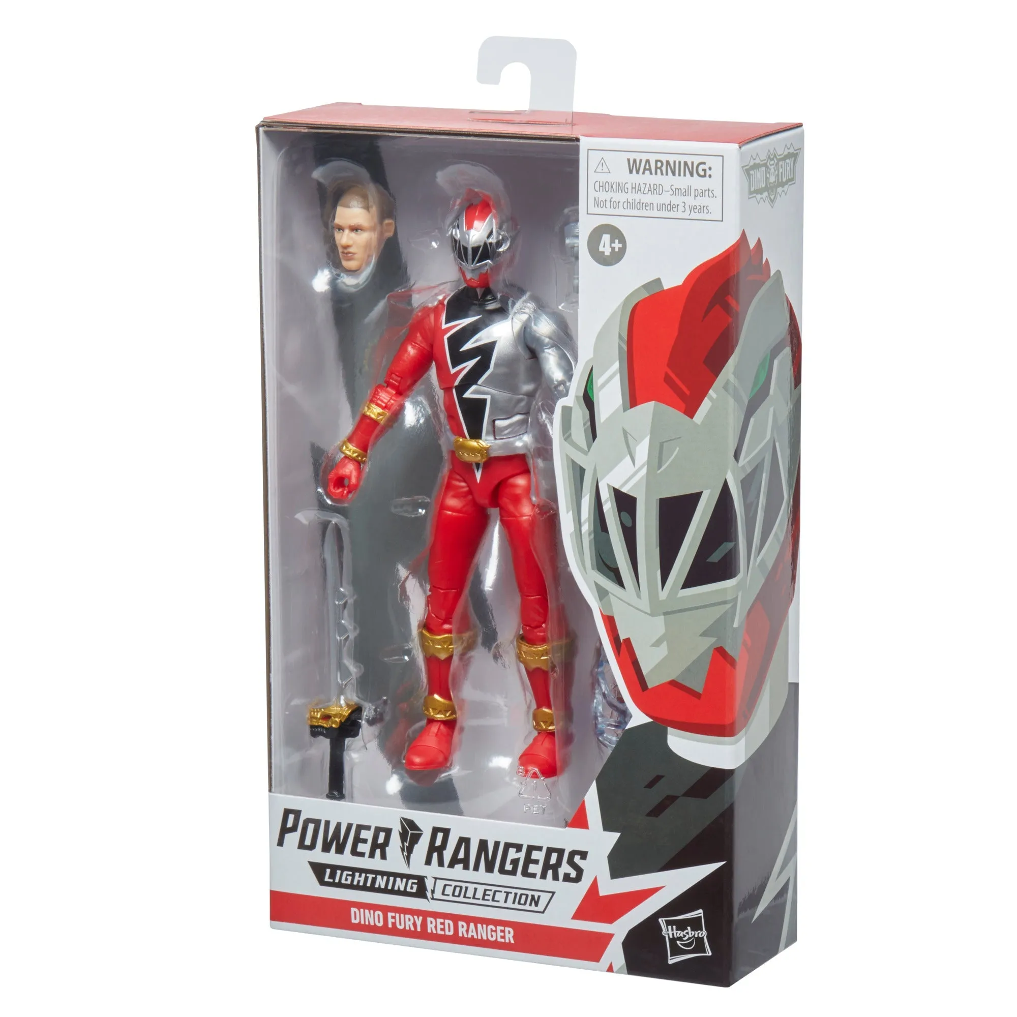 Power Rangers Lightning Collection Dino Fury Red Ranger Figure