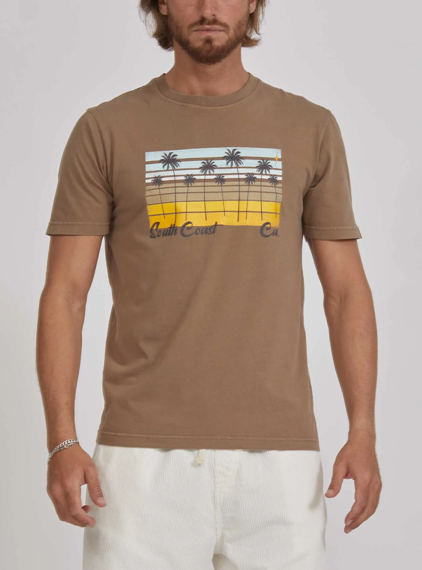 REGULAR T-SHIRT WITH FRONT PRINT