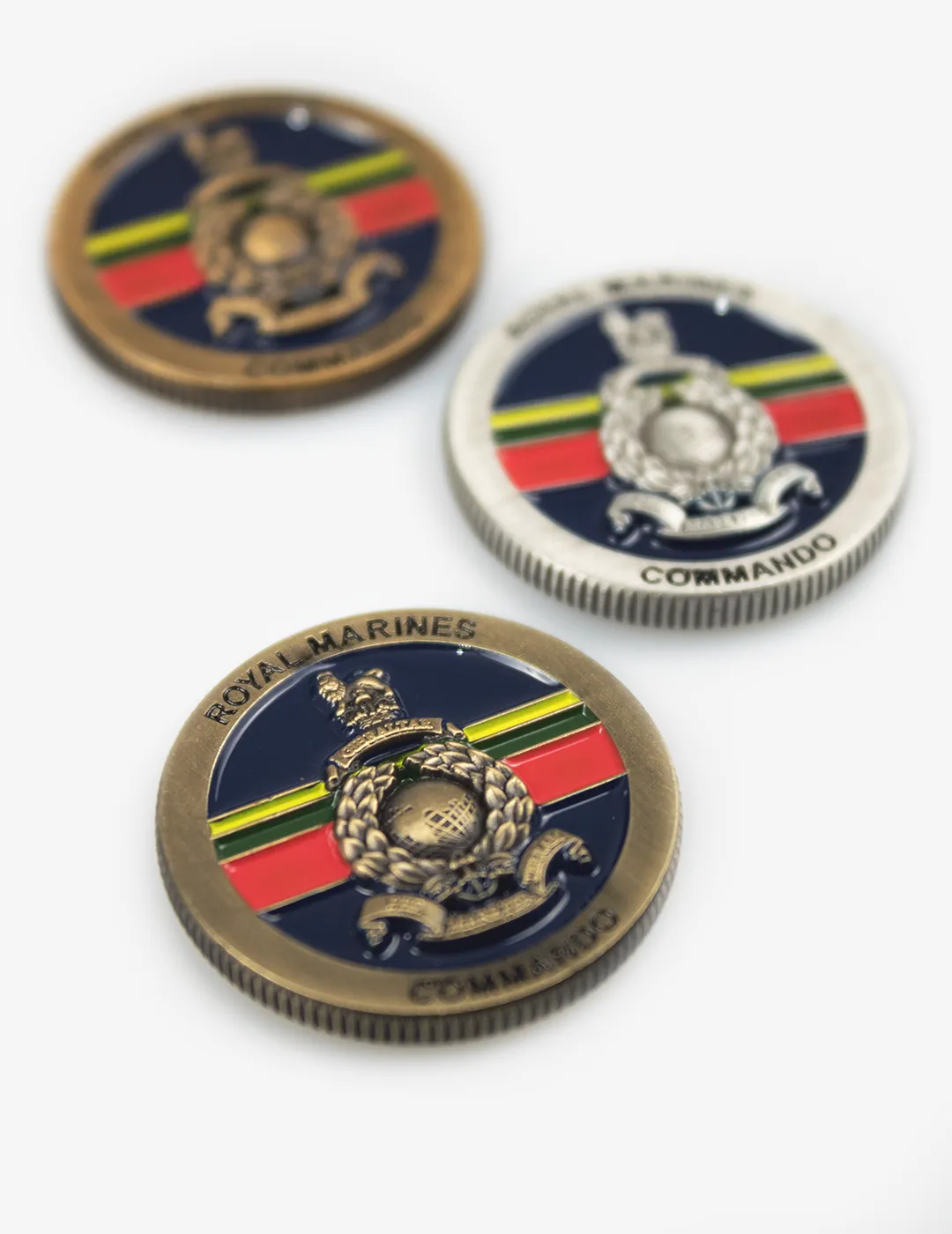 Royal Marines 3 Statue Spoof Coins Set