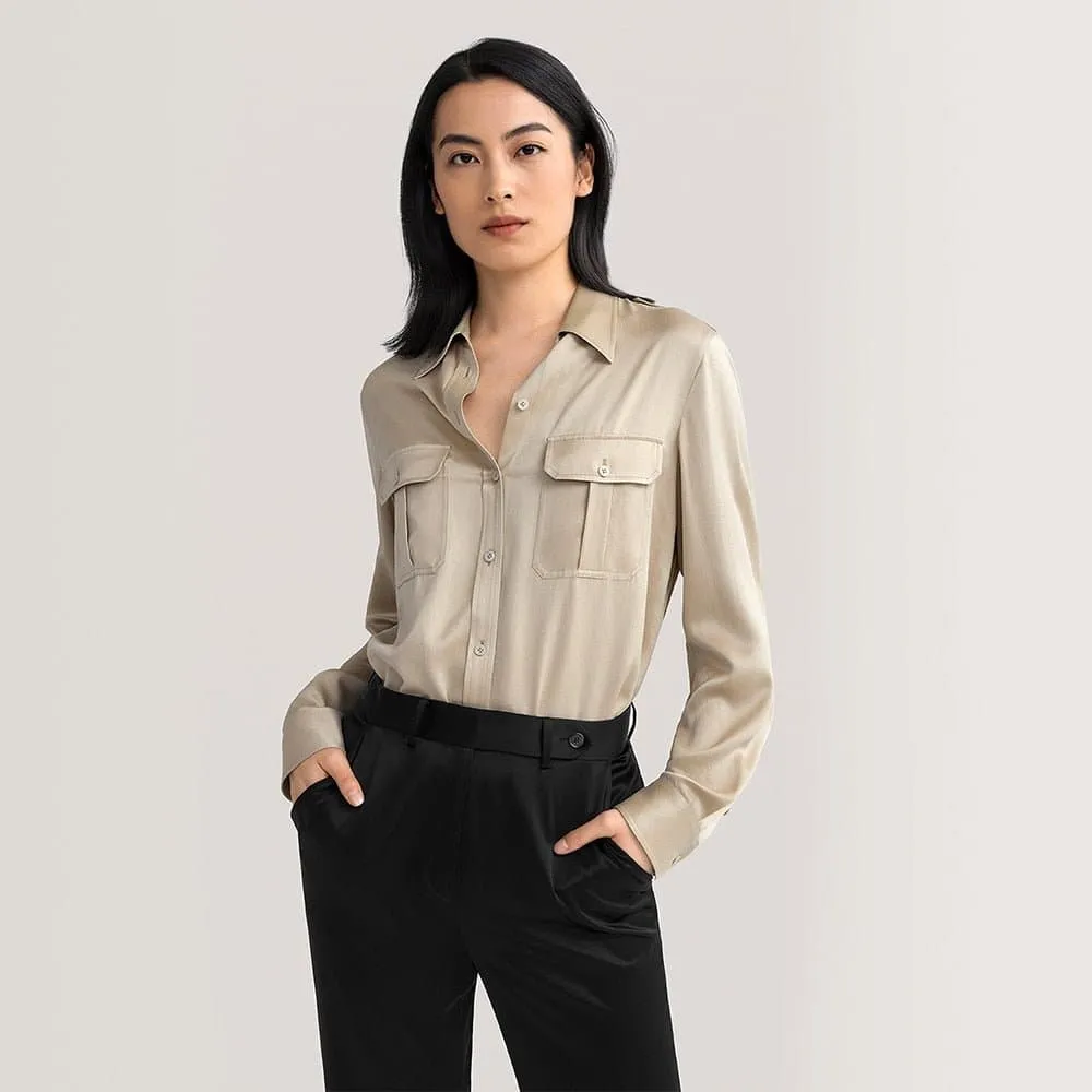 Silk Cargo Shirt