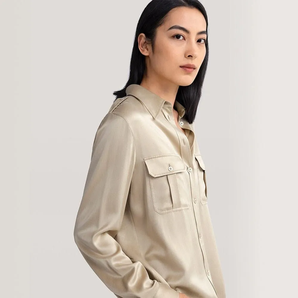 Silk Cargo Shirt