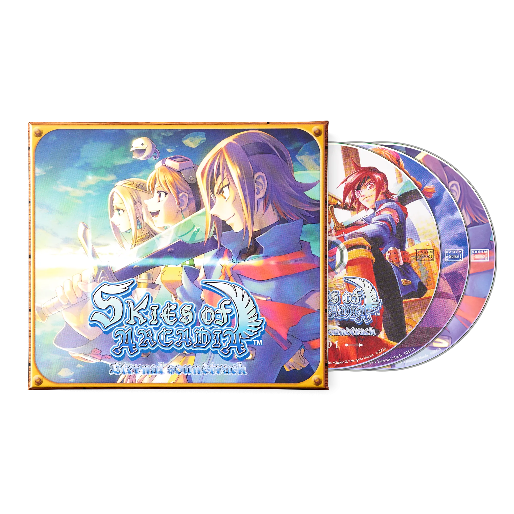 Skies of Arcadia Eternal Soundtrack - Yutaka Minobe & Tatsuyuki Maeda (3x Compact Disc)