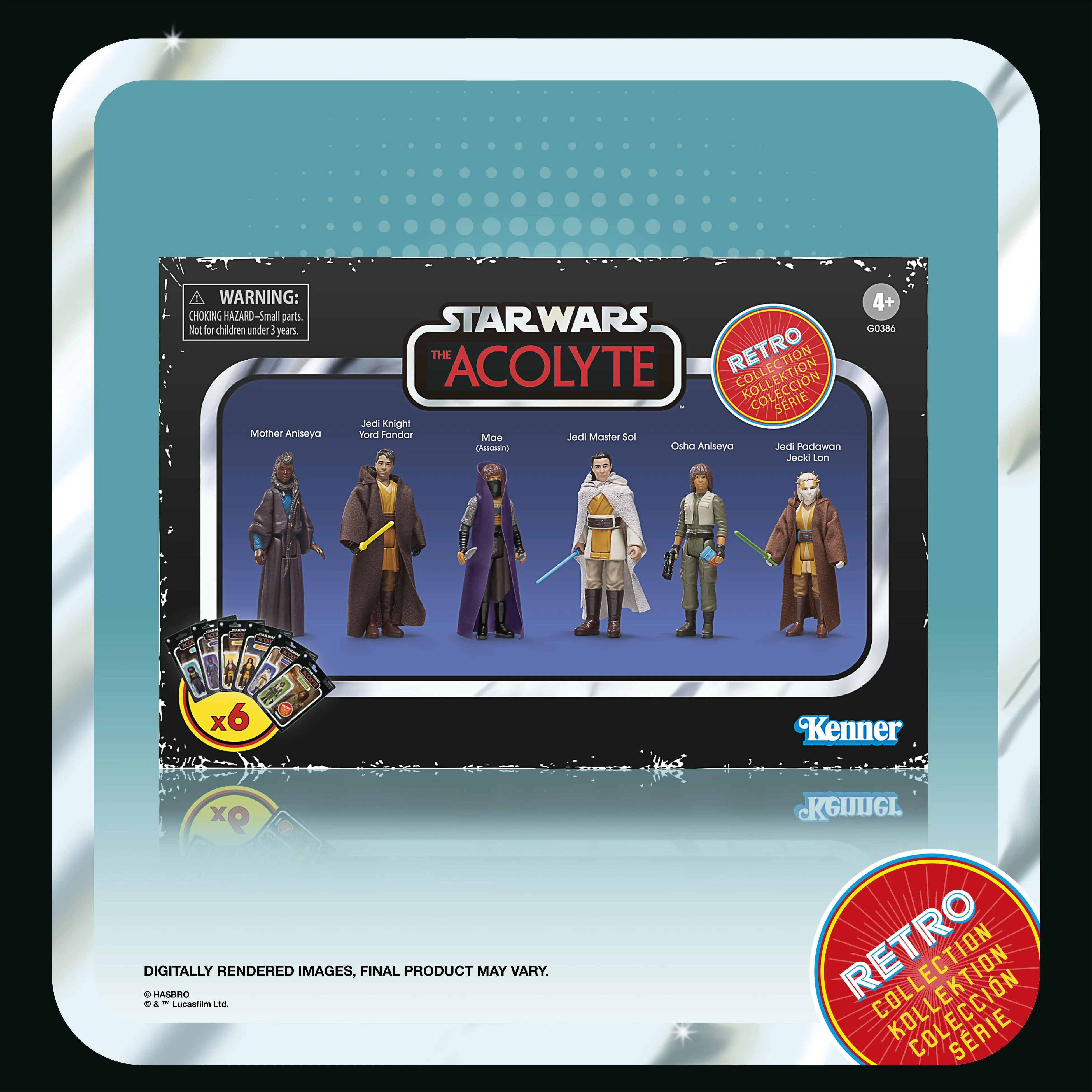 Star Wars Retro Collection Star Wars: The Acolyte Figure Multipack - Presale