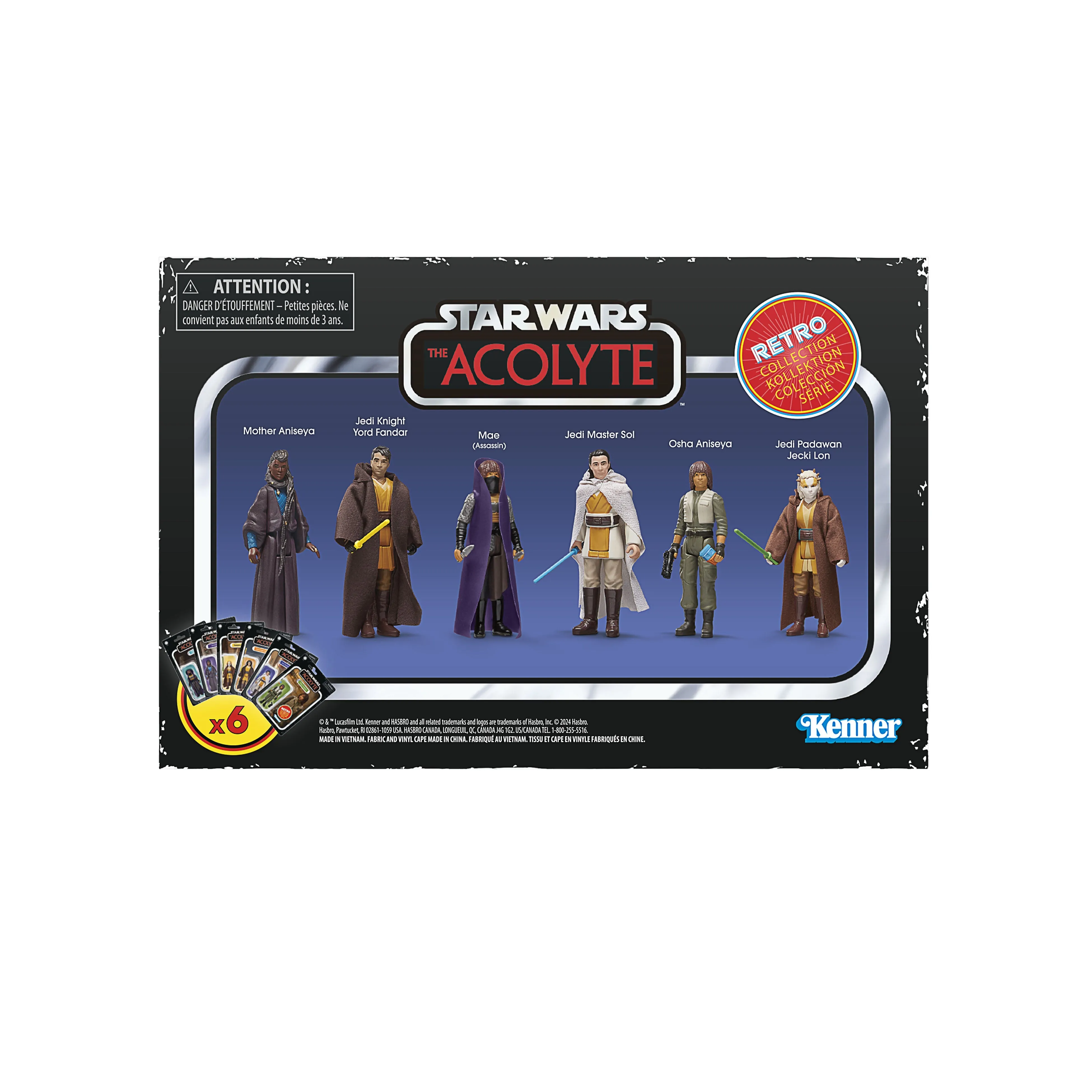 Star Wars Retro Collection Star Wars: The Acolyte Figure Multipack - Presale