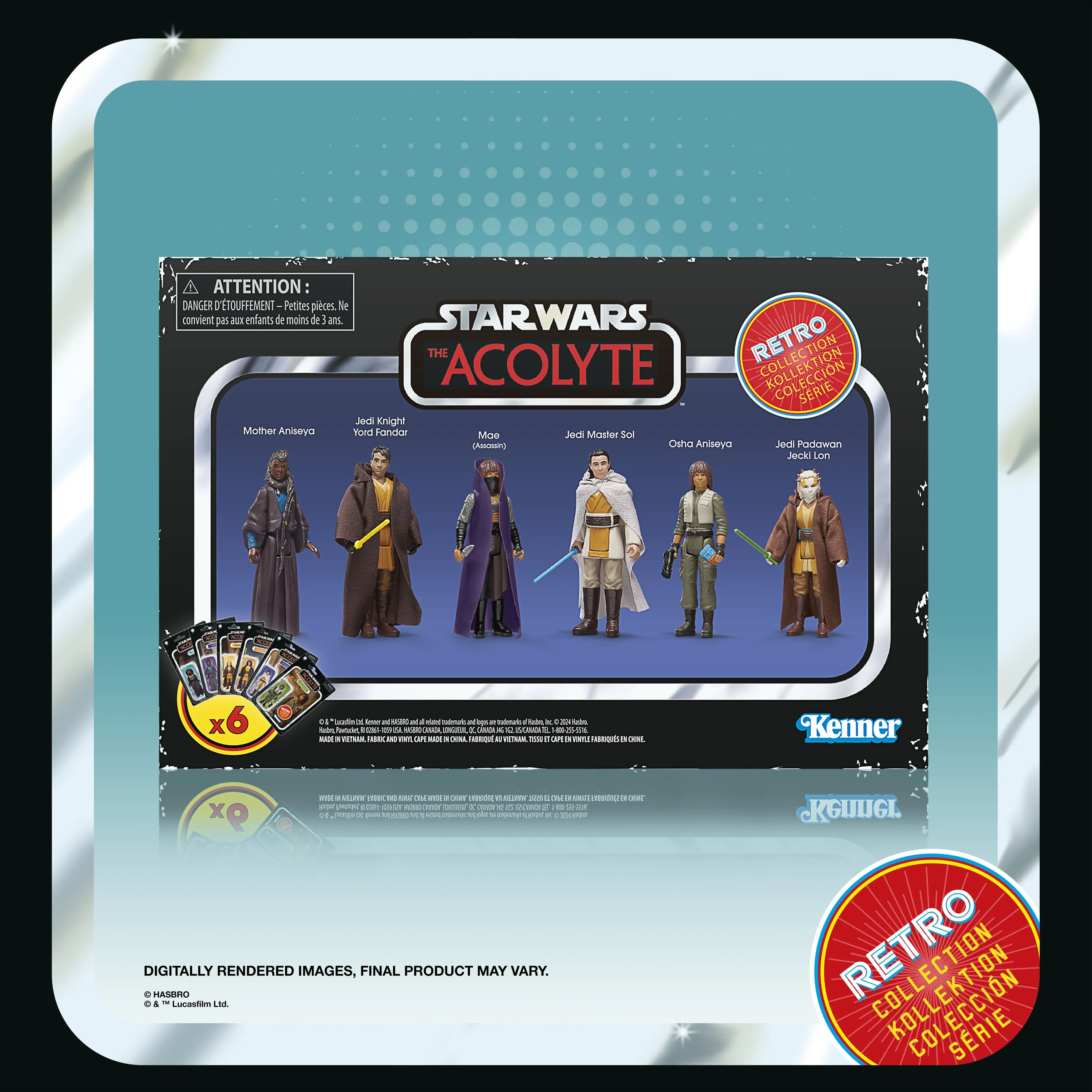 Star Wars Retro Collection Star Wars: The Acolyte Figure Multipack - Presale