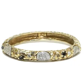 Tat2 Designs Gold Oval Empire Bangle