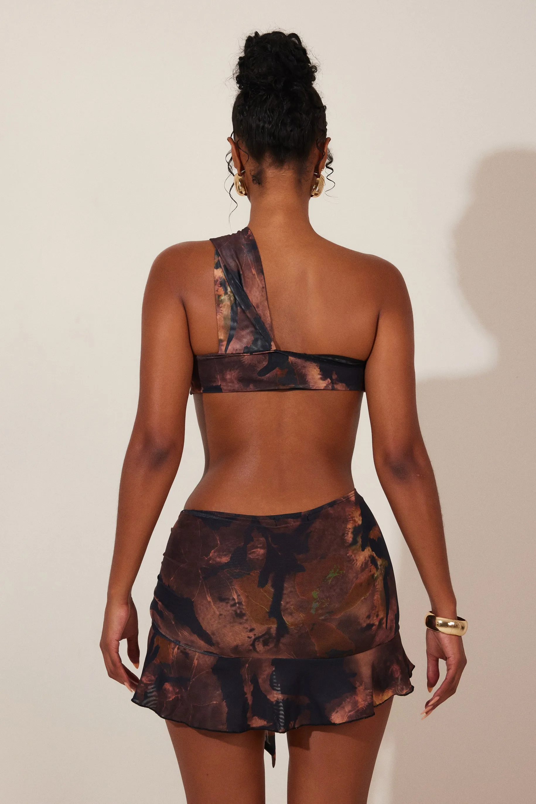 The Adanna Set - Brown Print