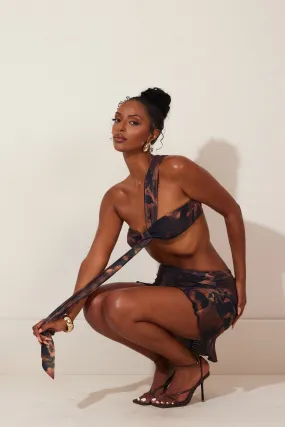 The Adanna Set - Brown Print