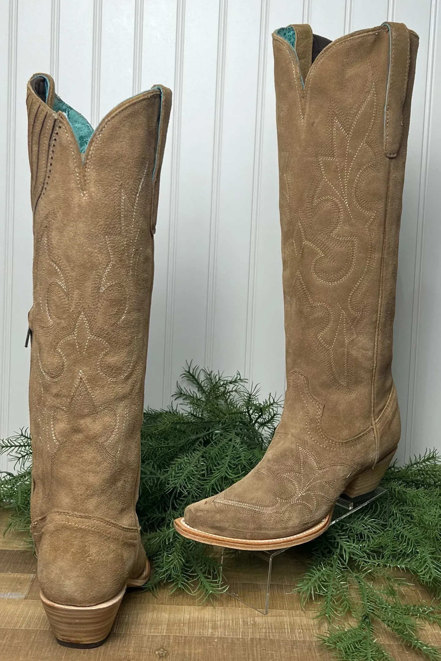 Women's Tall Sand Suede Western Boot By Corral