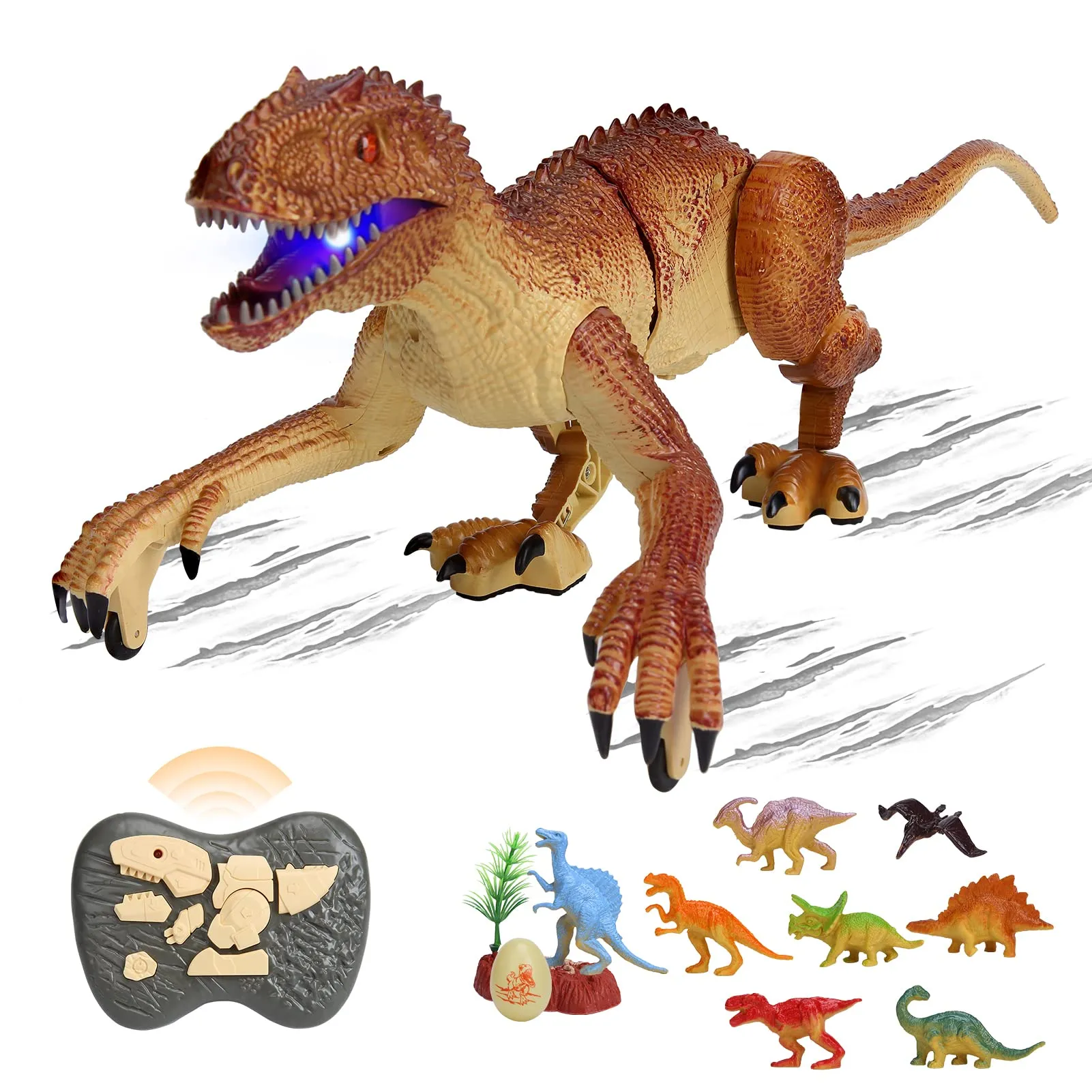 YIWA Remote Control Dinosaur Toys for Kids